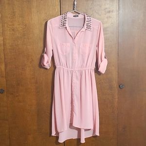 Lilly Rose sheer pink dress